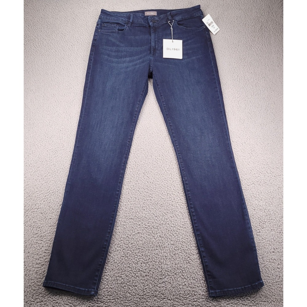 DL1961 Jeans Womens Size 33 MARA Straight Mid Rise Instasculpt Yuma Wash NEW
